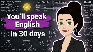 You'll speak English in 30 days | Master English Fast
