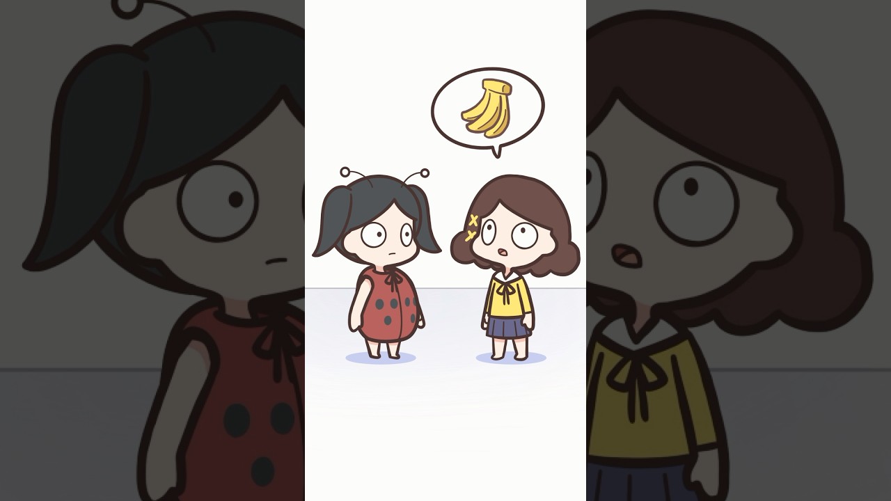 てんとうむし子とちびりこちゃん。【司賀りこ/にじさんじ所属】#shorts #アニメーション