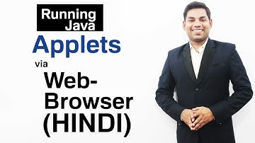 Running Java Applet using Web Browser and Applet Viewer (HINDI)
