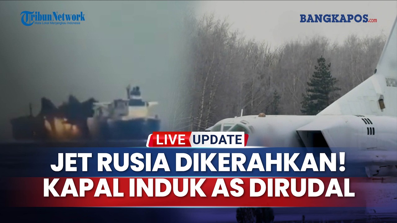 Rusia Kerahkan Pesawat Nuklir, Kapal Induk AS Kena Drone, Tel Aviv Terbakar  Dihujani Rudal Iran!