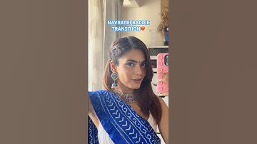 NAVRATRI BADDIE *transition*😮‍💨 #makeup #transition