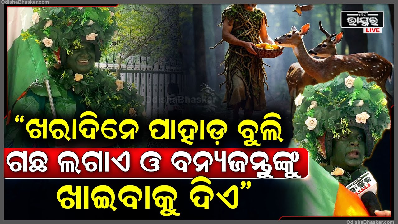 "ଖରାଦିନେ ଏ ପାହାଡ଼ରୁ ସେ ପାହାଡ଼ ବୁଲି ଗଛ ଲଗାଏ ଓ ବନ୍ୟଜନ୍ତୁଙ୍କୁ ପାଣି ସହ ଖାଇବାକୁ ଦିଏ" ଚିନ୍ମୟୀ ଦାସ