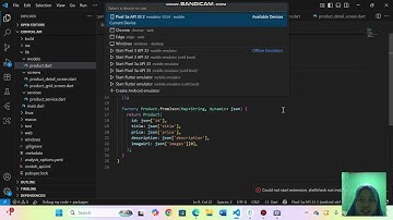 UAS Pemograman Mobile 2 : Daftar Produk API menggunakan Aplikasi flutter di Visual studio code