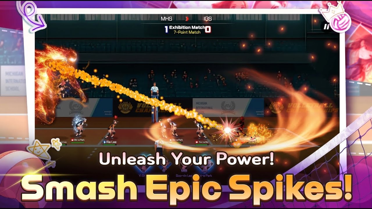 Volley Girls: Volleyball SPIKE - Android Gameplay