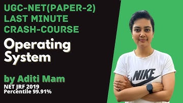 Operating System Imp. Topics | Computer Science & Application | NTA UGC NET by Aditi Mam