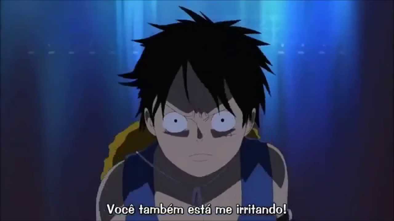 Luffy vs Tenryuubito