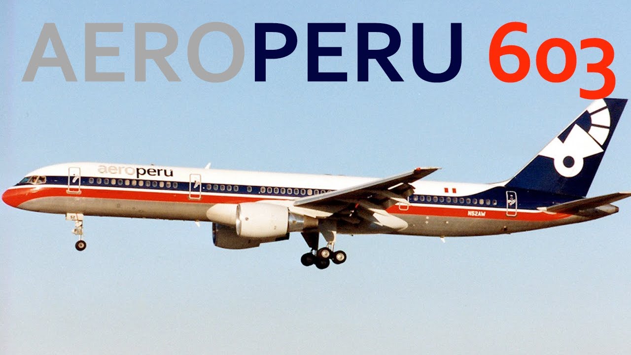 Aeroperu 603 : Bricolage Mortel