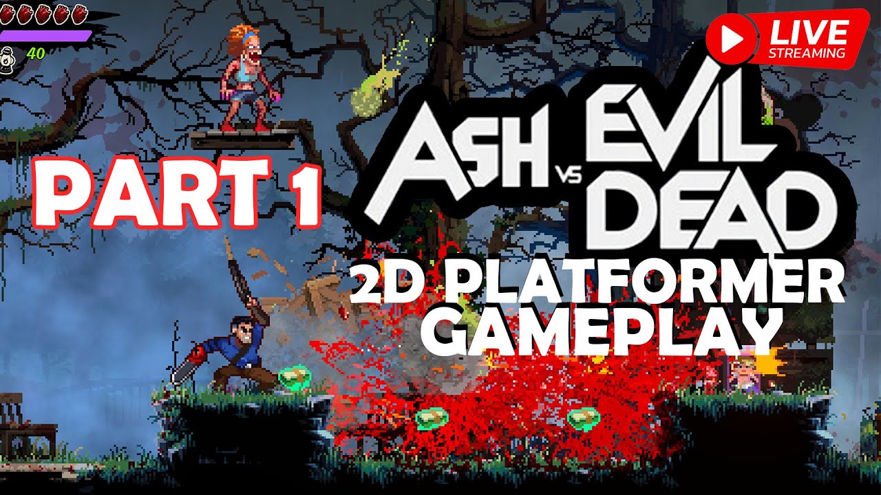 Ash VS Evil Dead | 2D Horror Platformer Gameplay Part 1