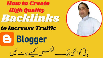 How to Create Backlinks in Hindi/Urdu (INCREASE TRAFFIC) - High Quality Backlinks 100% WORKING