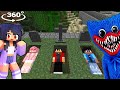 What APHMAU Found in HUGGY WUGGY's Secret Grave in Minecraft 360°