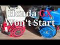 Fixing a Honda GX200 That Won't Start - Spark, Compression, Electrical & Carburetor Test