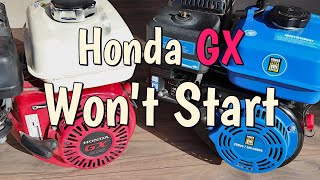 Fixing a Honda GX200 That Won't Start  Spark, Compression, Electrical & Carburetor Test