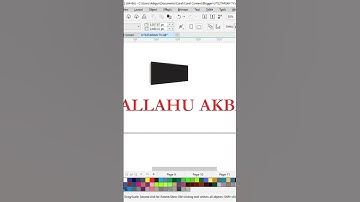 3D Perspective Typography in CorelDRAW #coreldrawtutorial