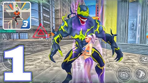 Spider Fighter 3Action Game Mobile Gameplay Walkthrough Part 1 Venom Android & Ios
