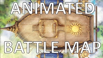 Animated Battle Map for D&D - Airship by Domille