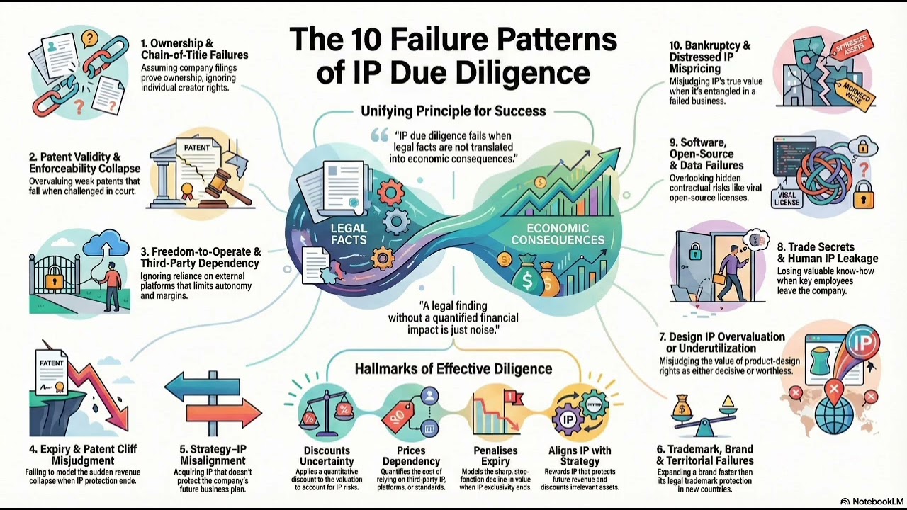 IPAK #236: Десять типов ошибок при проведении комплексной проверки интеллектуальной собственности