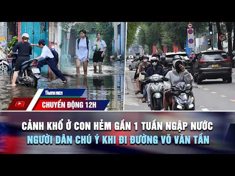 12H NEWS UPDATE 10/5: Struggles in an alley flooded for nearly a week | Traffic changes on Vo Van...