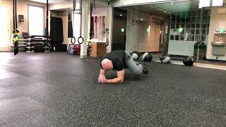 Low Plank Knee to Elbow