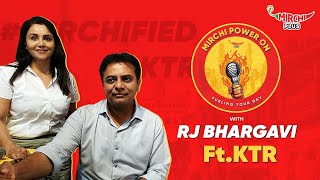 RJ Bhargavi Interview with KTR | Mirchi Power On | KTR | RJ Bhargavi | Mirchi Telugu.