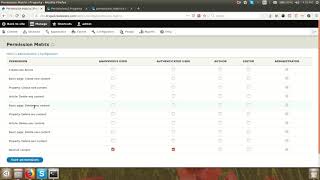 Drupal8 Customize Permission Matrix