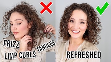 Refreshing Troubleshooting - How to Get Rid of Frizz, Tangles, Oil & Sweat, Stringy Curls