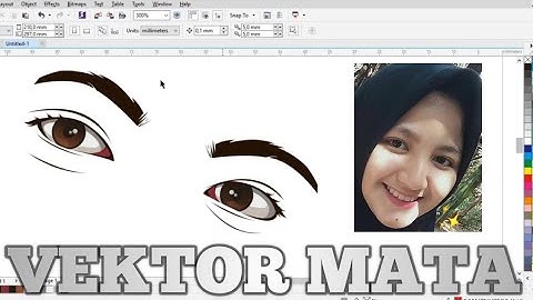 Cara Menggambar Mata Vektor di Coreldraw untuk Pemula