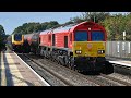 DB Cargo, Class 66, 66026 &amp; 66654 at Cam &amp; Dursley #class66 #dbcargo #loco #railway #trainspotting