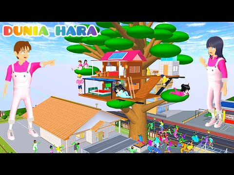 Yuta Dikepung Zombie Lari Ke Rumah Pohon 🥹 | Baby Celine n Hara Dikejar Zombie | Dunia Hara