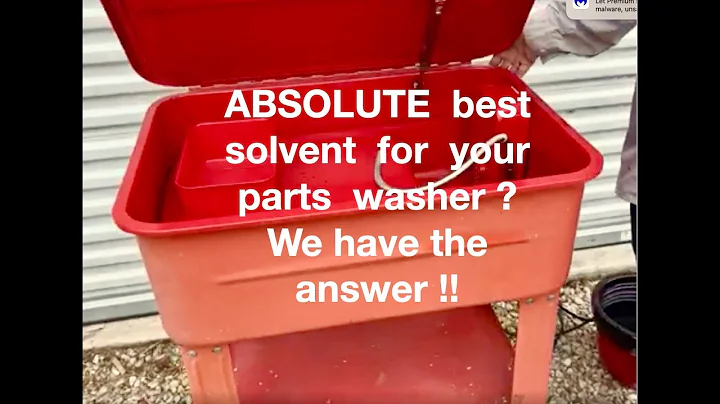 Best parts washer solvent ?  Here's our pick.