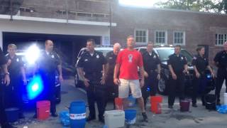 Beverly Police with JohnFrates Arrest ALS/Ice Bucket Challenge