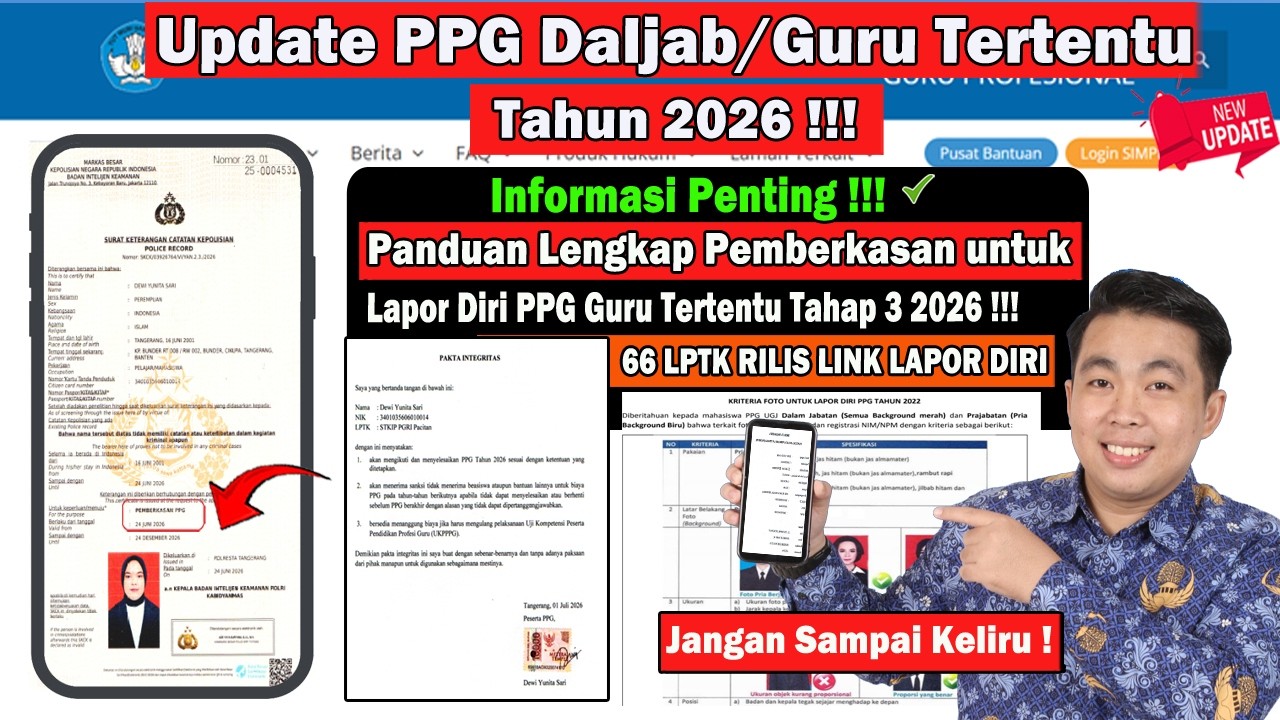 Update Terbaru !!! LENGKAP PANDUAN PEMBERKASAN UNTUK LA… — Transcript