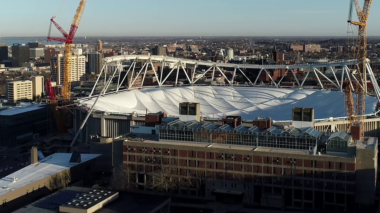 Watch the Carrier Dome roof come down in Syracuse YouTube
