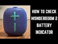 How to Check Wonderboom 2 Battery Indicator