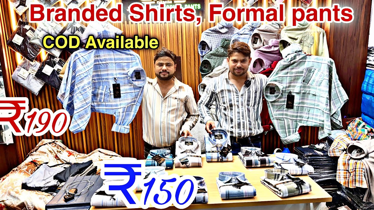 Tank Road Delhi Wholesale Market | Branded Shirts & Formal Pants at Cheapest Price 