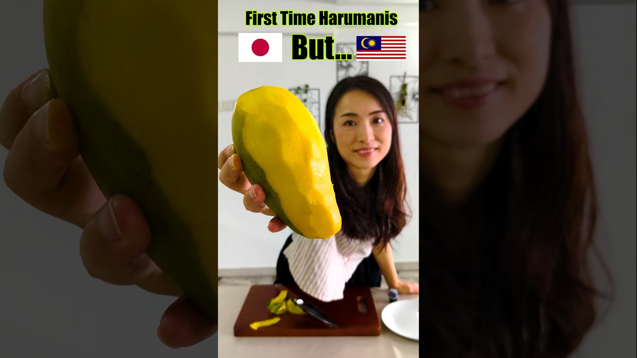 🇯🇵Japanese Tries RM4.99 Harumanis Mango for the first time, BUT.....🇲🇾 #harumanis