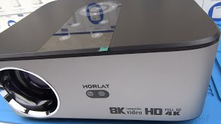 Проектор HORLAT T03 на Android Full HD 1080P wifi5 бюджетный видеопроектор