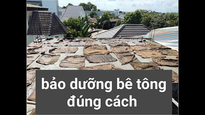 Tuoi nuoc bảo dưỡng bê tông tiếng anh là gì năm 2024