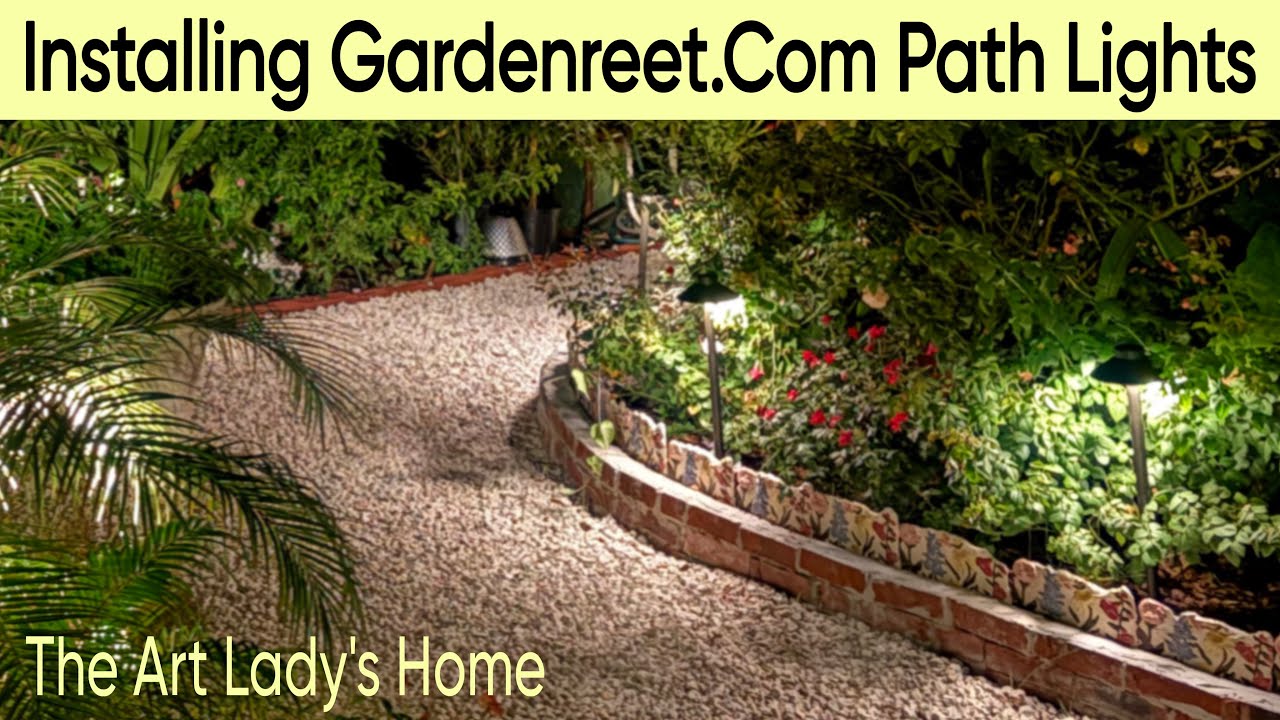 Installing Low Voltage Garden Path Lights From Gardenreet.com