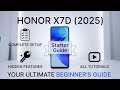 Honor X7D 4G – Complete Setup, Hidden Features & All Tutorials Explained