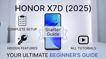 Honor X7D 4G – Complete Setup, Hidden Features & All Tutorials Explained