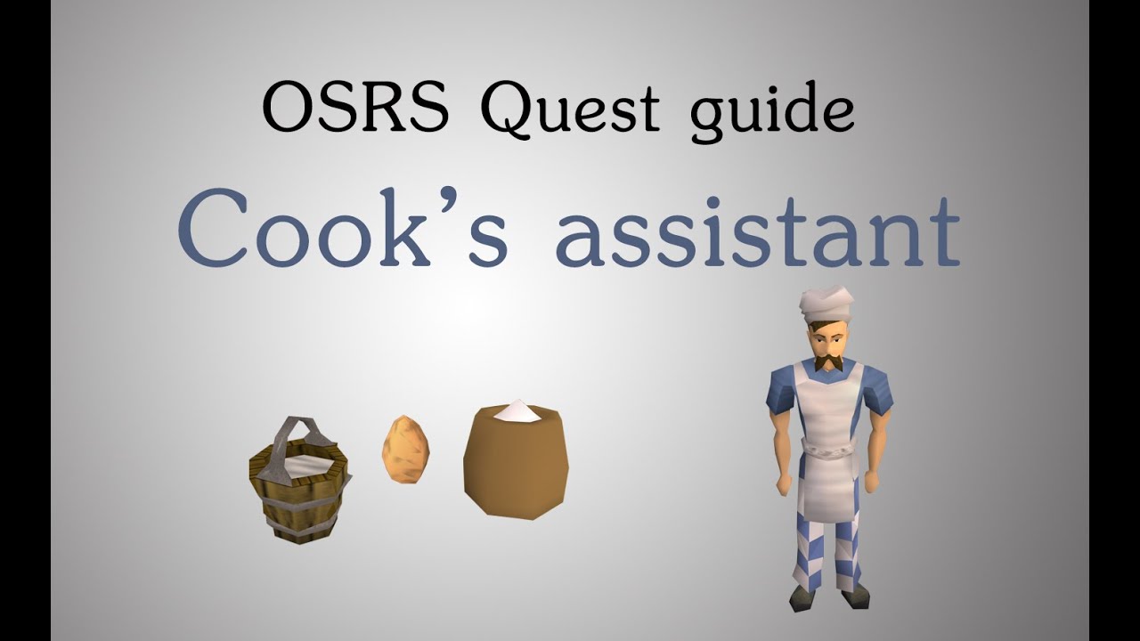 [OSRS] Cook's assistant quest guide - YouTube