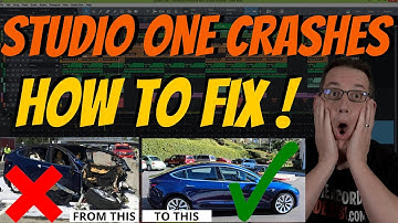 Studio One Crashes When Loading & How to Fix