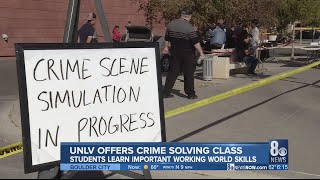 UNLV's unique crime class gives students real-world experience