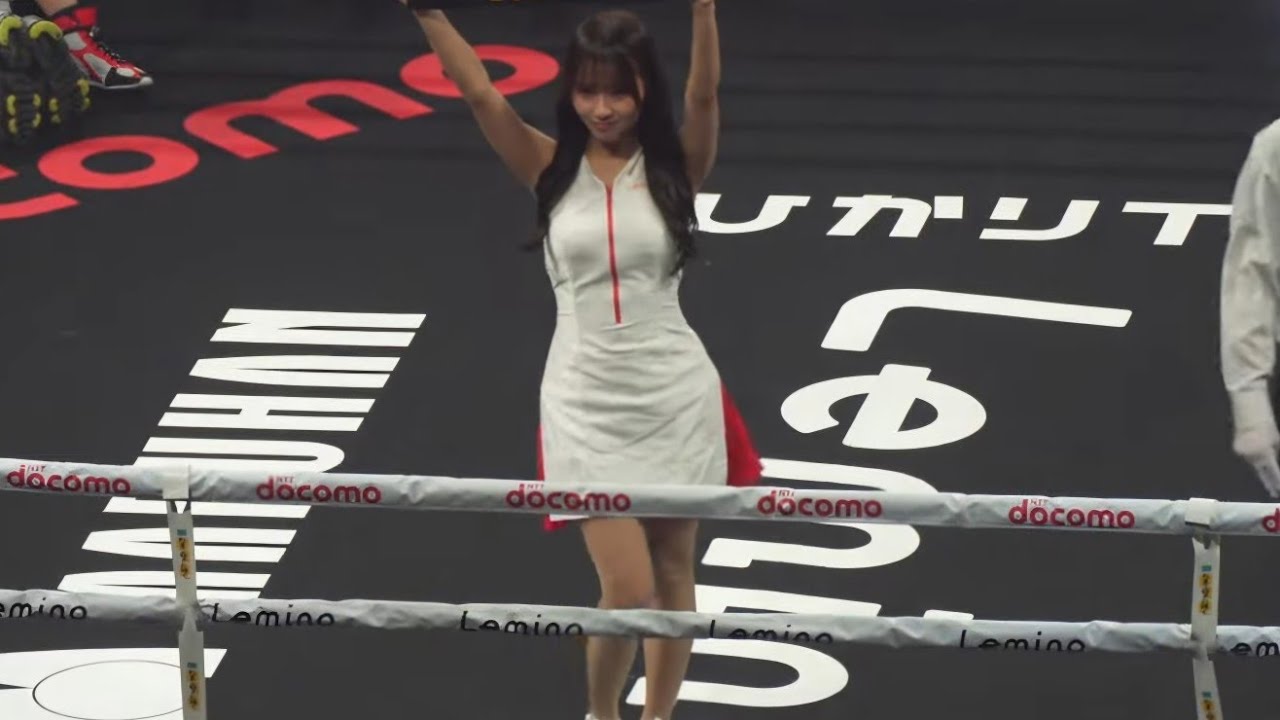 【8K】美しすぎるラウンドガール　森脇梨々夏