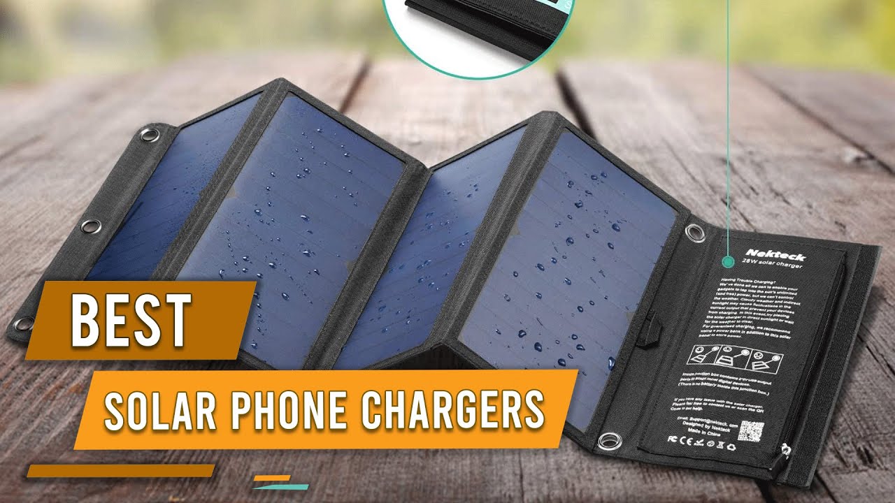 Top 5 Best Solar Phone Chargers Review 2023 Compatible With iPhone 12