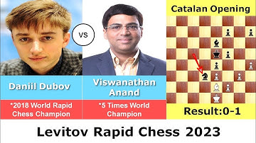 Daniil Dubov [Russia] vs Viswanathan Anand [India] | Levitov Rapid Chess Week | Catalan Opening