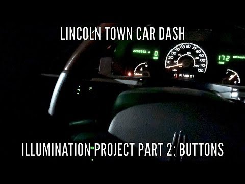 Lincoln Town Car Dash Illumination Project Part 2: Buttons