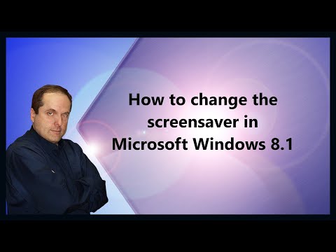How to change the screensaver in Microsoft Windows 8.1