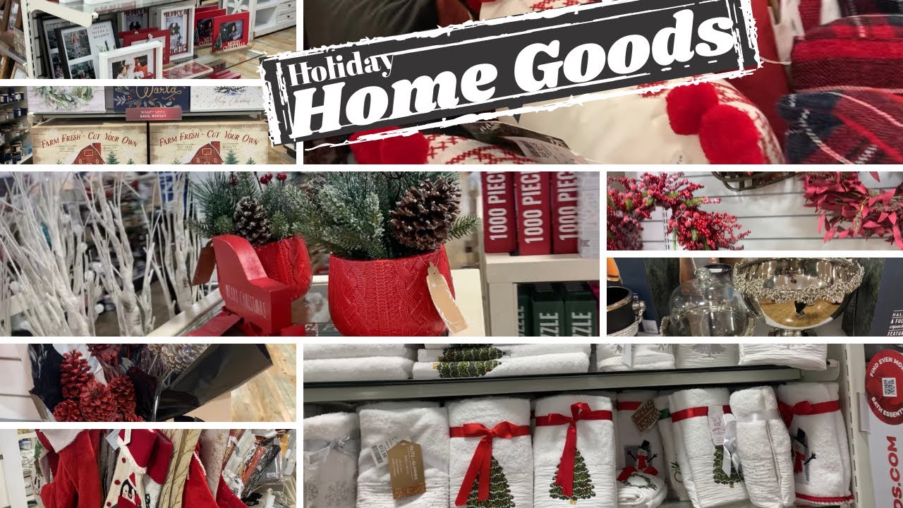 Homegoods Holiday and Christmas 2021 Shop with Me Christmas Decor and New Holiday Finds YouTube