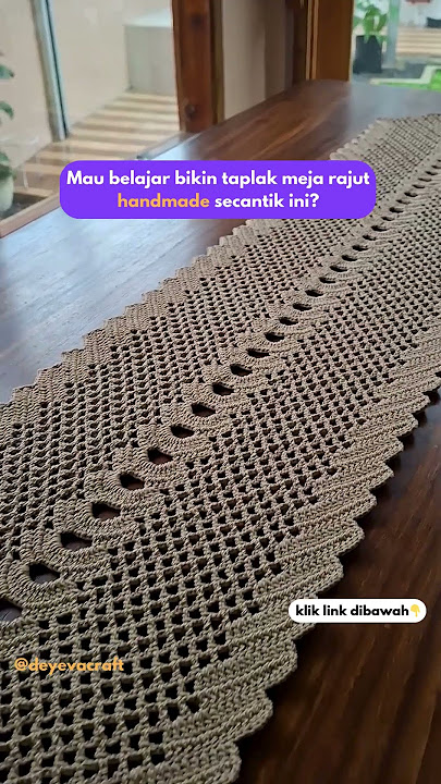 taplak meja rajut cantik